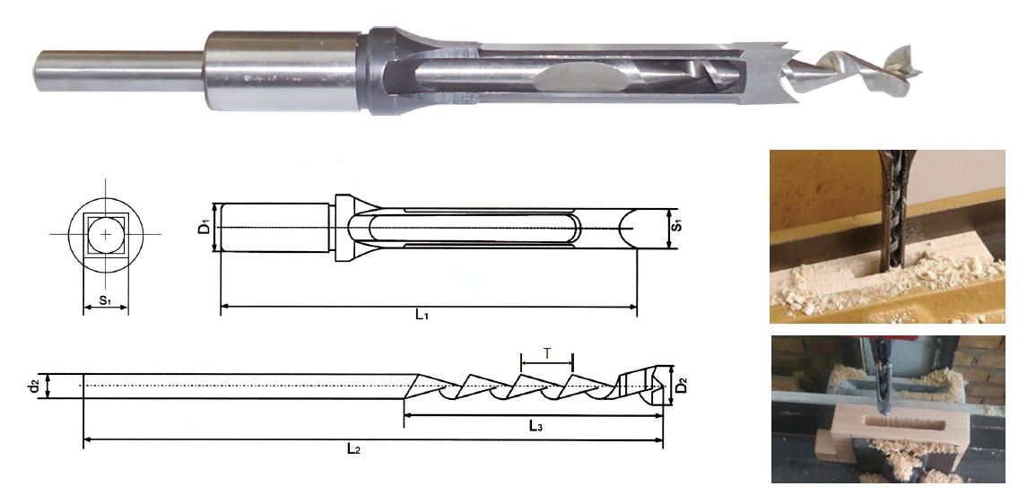 Square Hole Drill