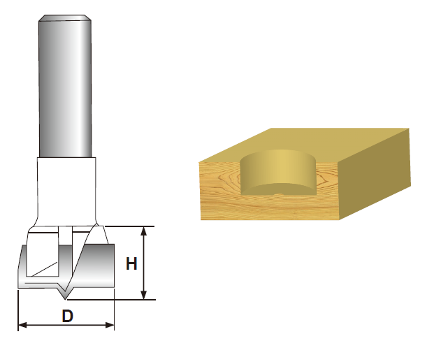 Hinge Boring Bit