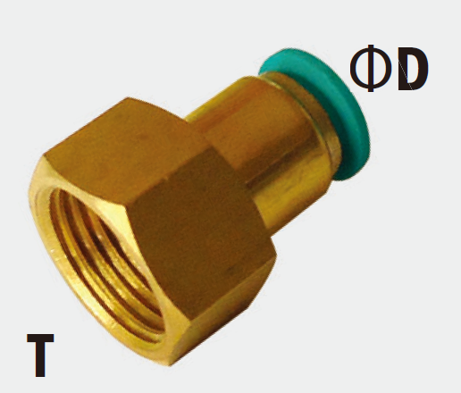 Quick connecting PU Fitting